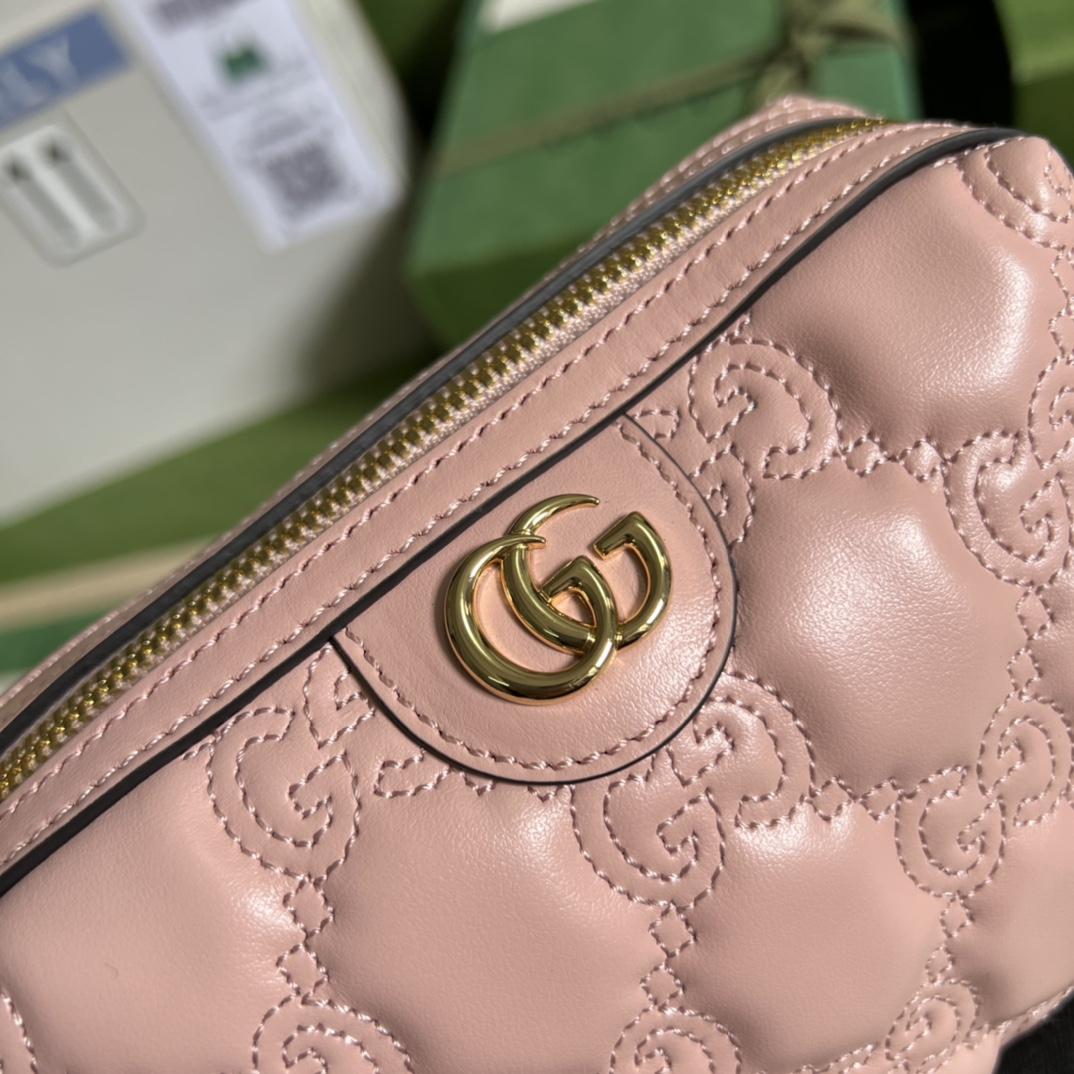 Gucci GG Matelassé Beauty Case(16*12.5*9cm) - EUR FASHION