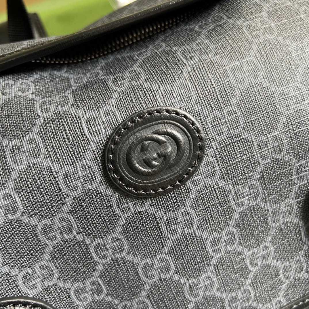 Gucci Medium Backpack With Interlocking G(26-43-18cm) - EUR FASHION