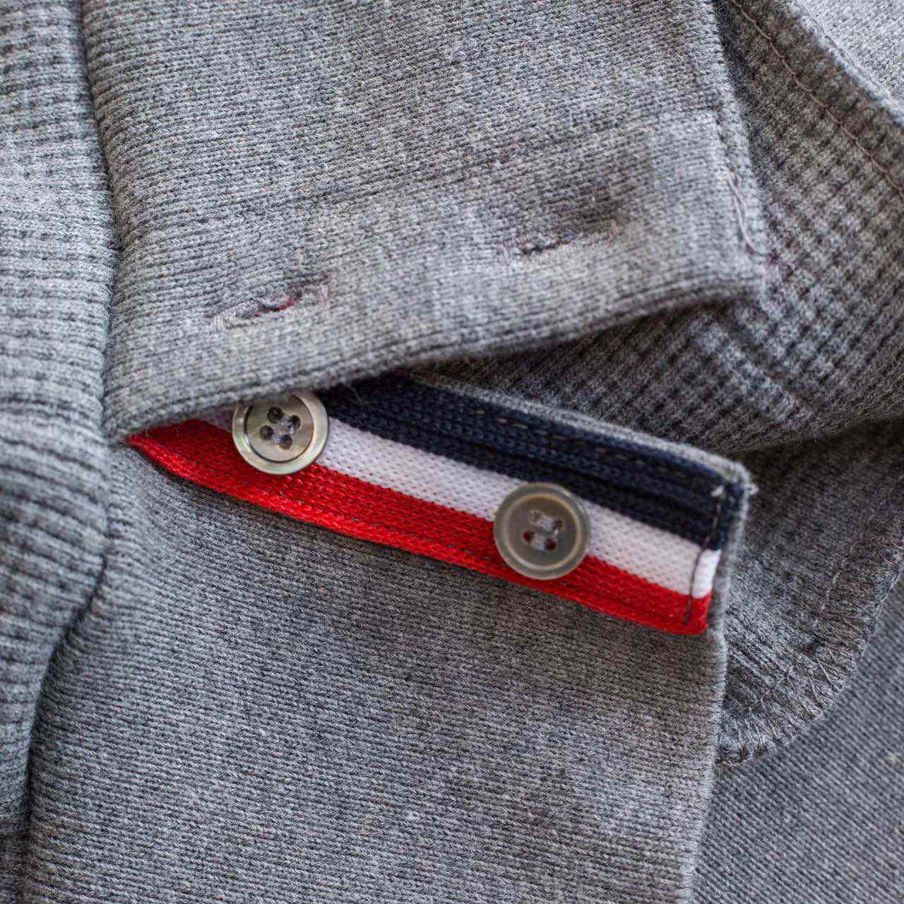 Thom Browne 4-Bar Zip-Up Cotton Hoodie - EUR FASHION