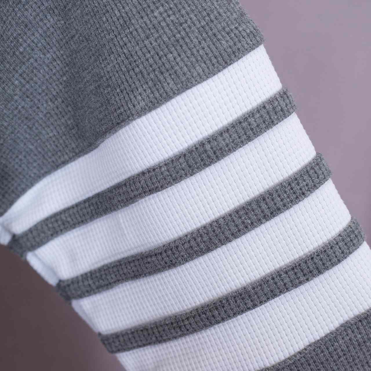 Thom Browne 4-Bar Zip-Up Cotton Hoodie - EUR FASHION