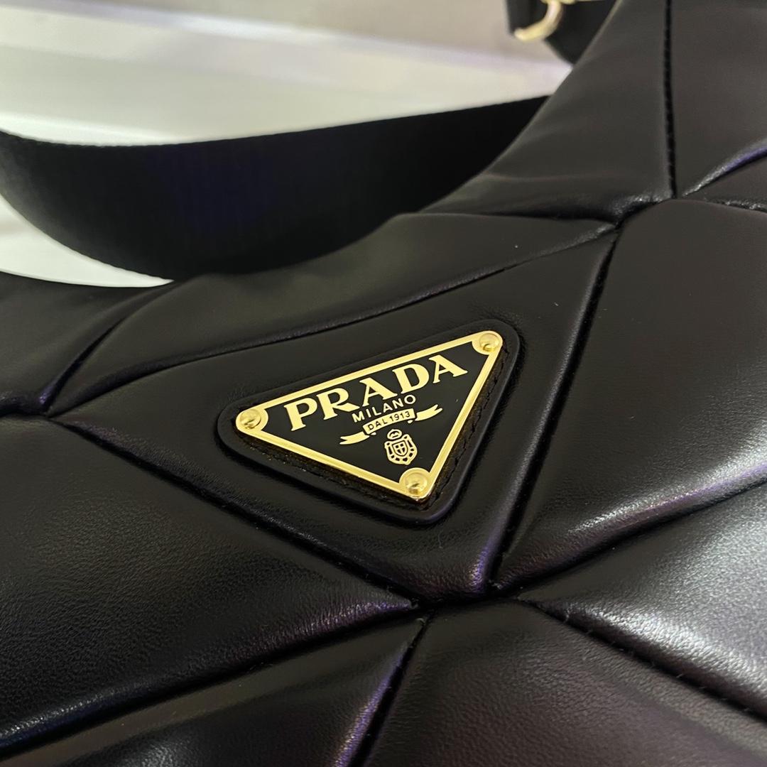 Prada System Patchwork Shoulder Bag(24*17*7cm) - EUR FASHION