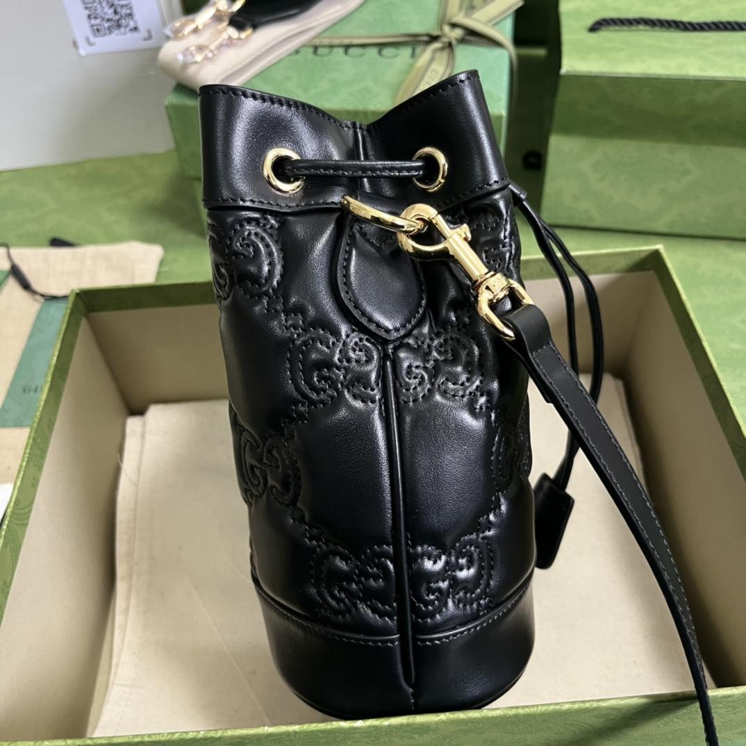 Gucci GG Matelassé Bucket Bag (17*20*10cm) - EUR FASHION