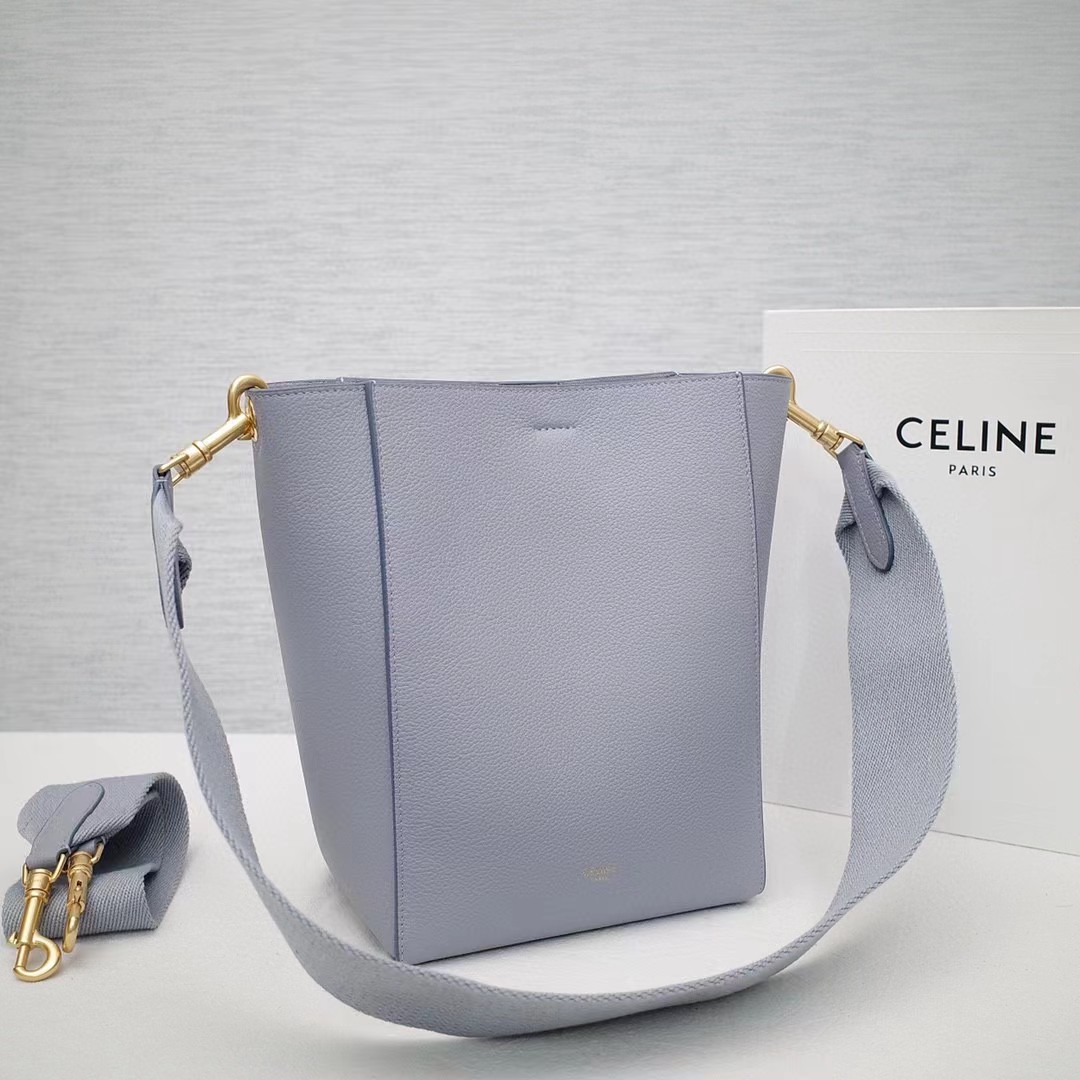 Celine Sangle Small Bucket Bag In Soft Grained Calfskin - EUR FASHION