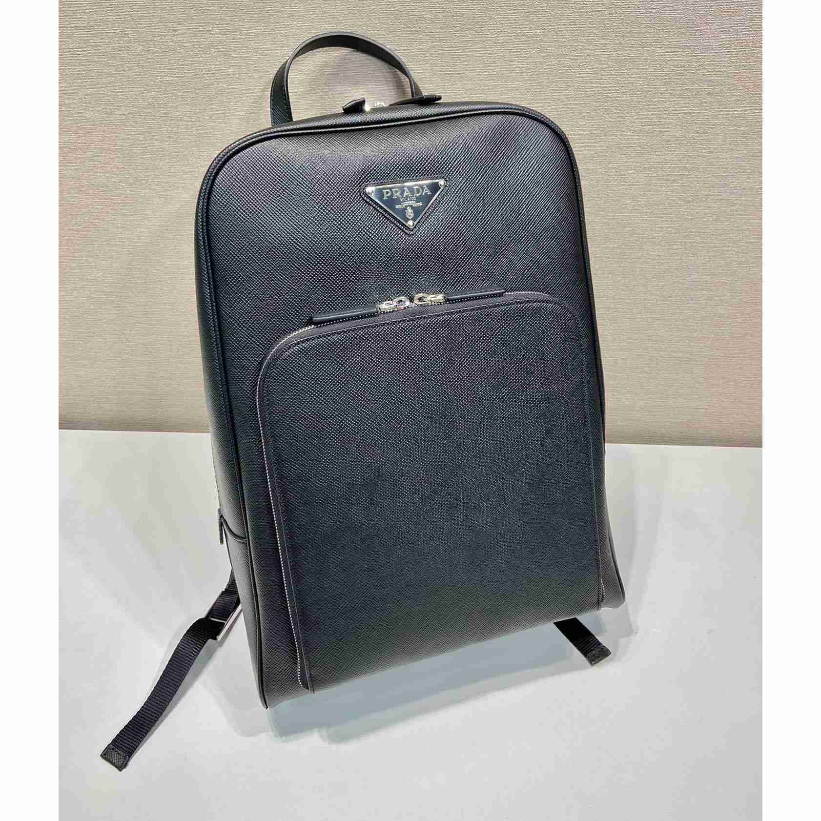 Prada Saffiano Leather Backpack - EUR FASHION