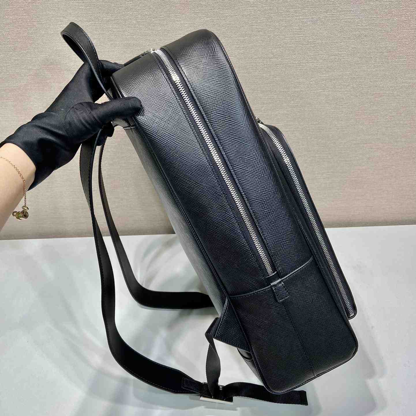 Prada Saffiano Leather Backpack - EUR FASHION