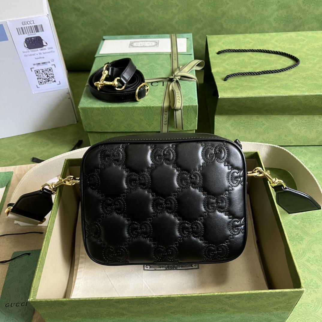 Gucci GG Matelassé Small Bag(21.5-17-7.5cm) - EUR FASHION
