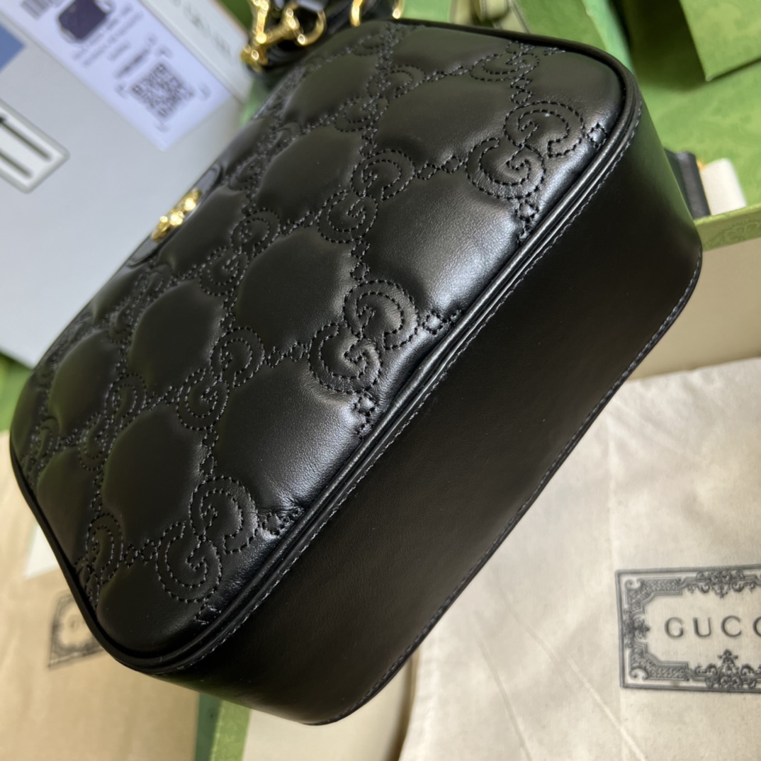 Gucci GG Matelassé Small Bag(21.5-17-7.5cm) - EUR FASHION