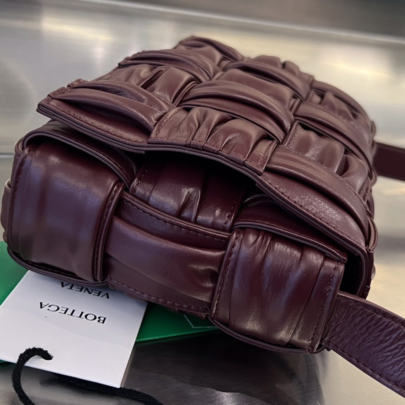 Bottega Veneta Cassette Foulard Intreccio Leather Cross-Body Bag - EUR FASHION