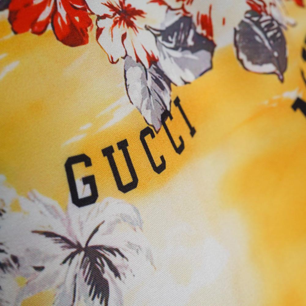 Gucci Printed Cotton Poplin Bowling Shirt & Shorts - EUR FASHION