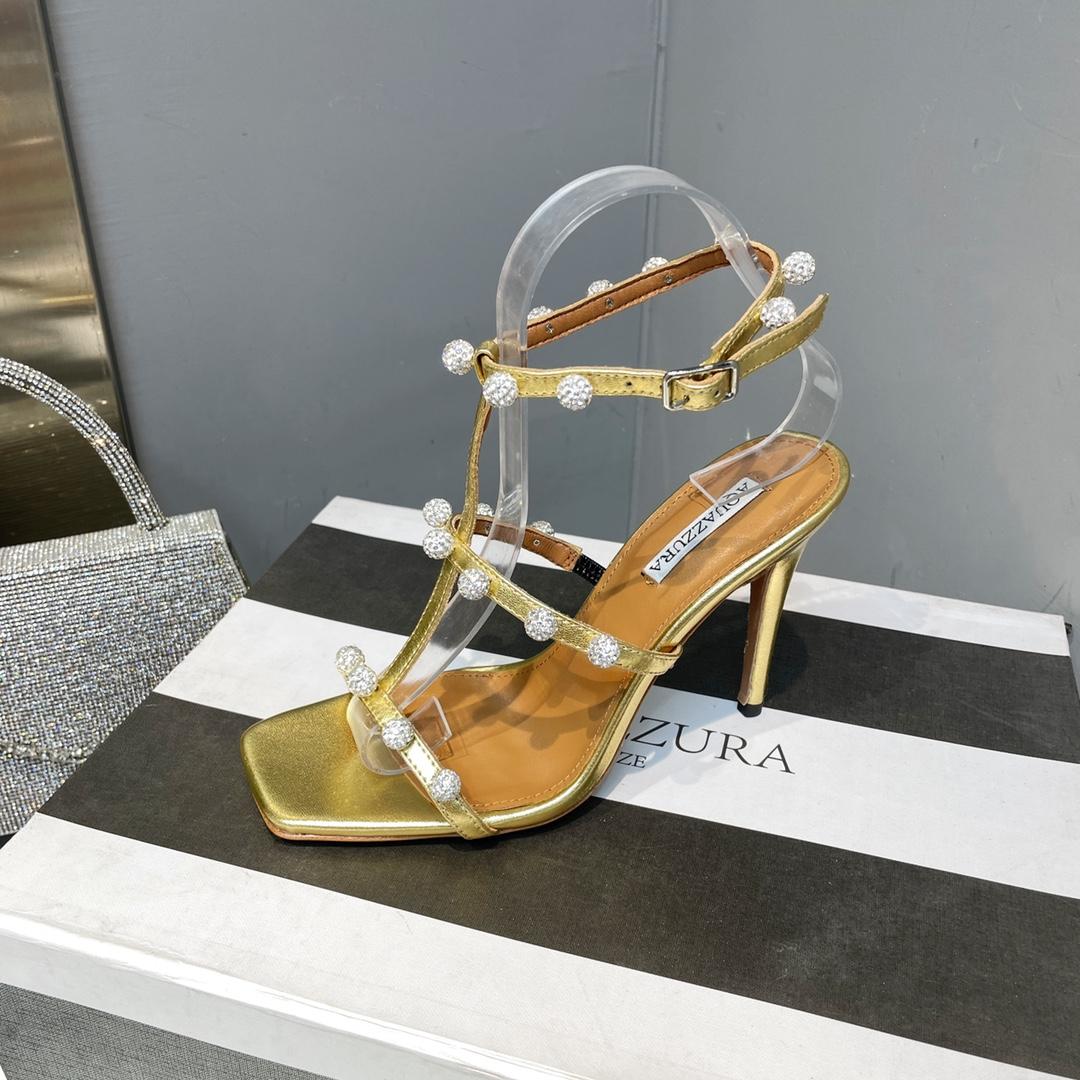 Aquazzura Cha Cha Cha Crystal Sandal  95 - EUR FASHION