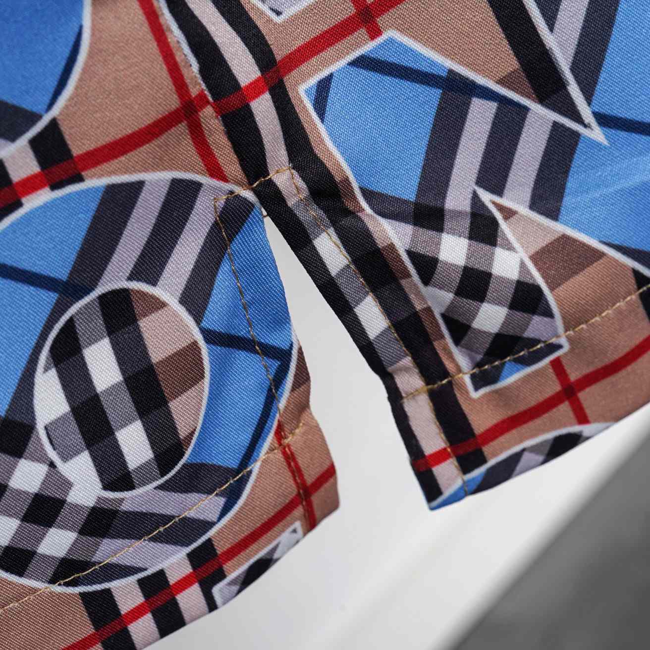 Burberry Vintage Check Logo Short Sleeve Shirt & Shorts - EUR FASHION
