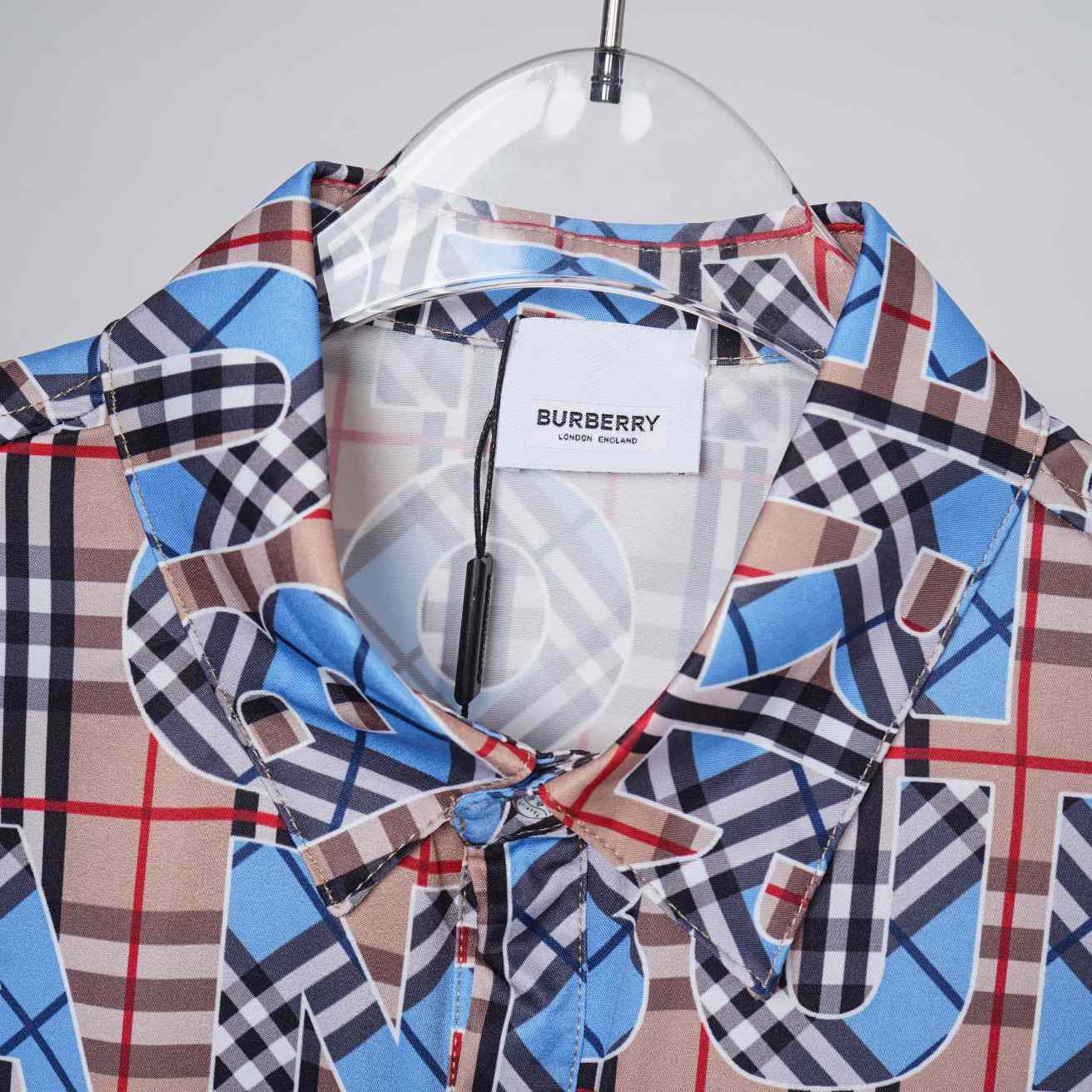 Burberry Vintage Check Logo Short Sleeve Shirt & Shorts - EUR FASHION