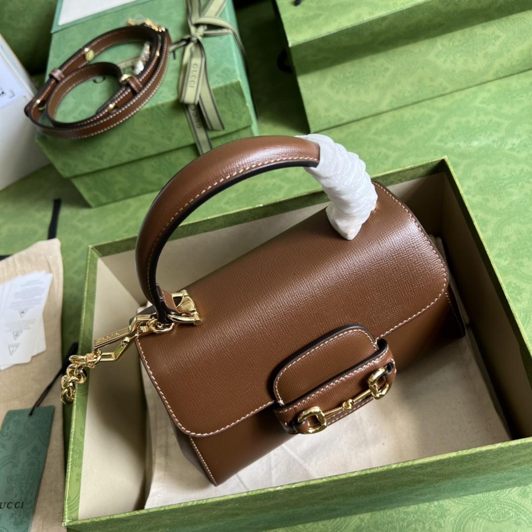 Gucci Horsebit 1955 Mini Bag(22x16x10.5cm) - EUR FASHION