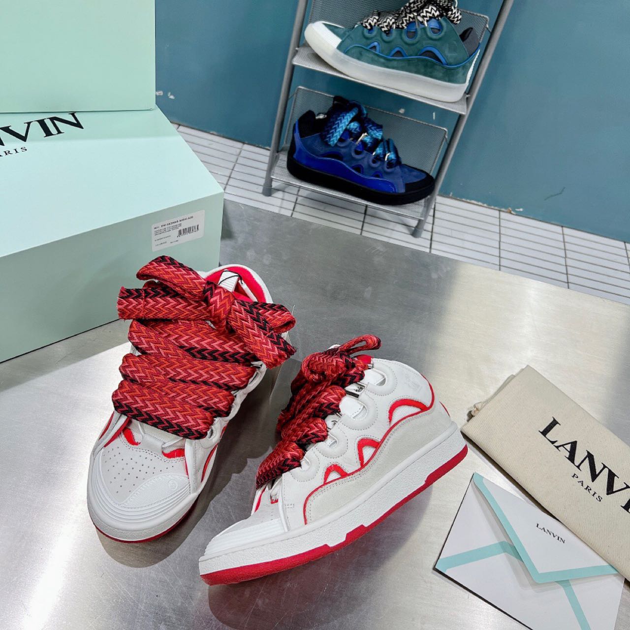 Lanvin Curb Batman Sneakers - EUR FASHION