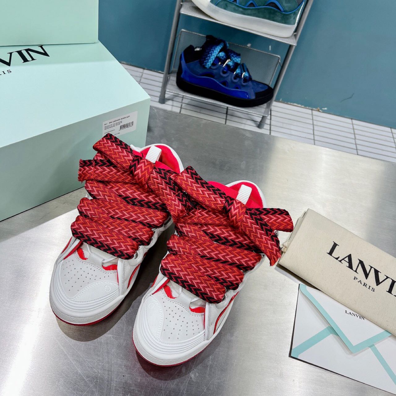 Lanvin Curb Batman Sneakers - EUR FASHION