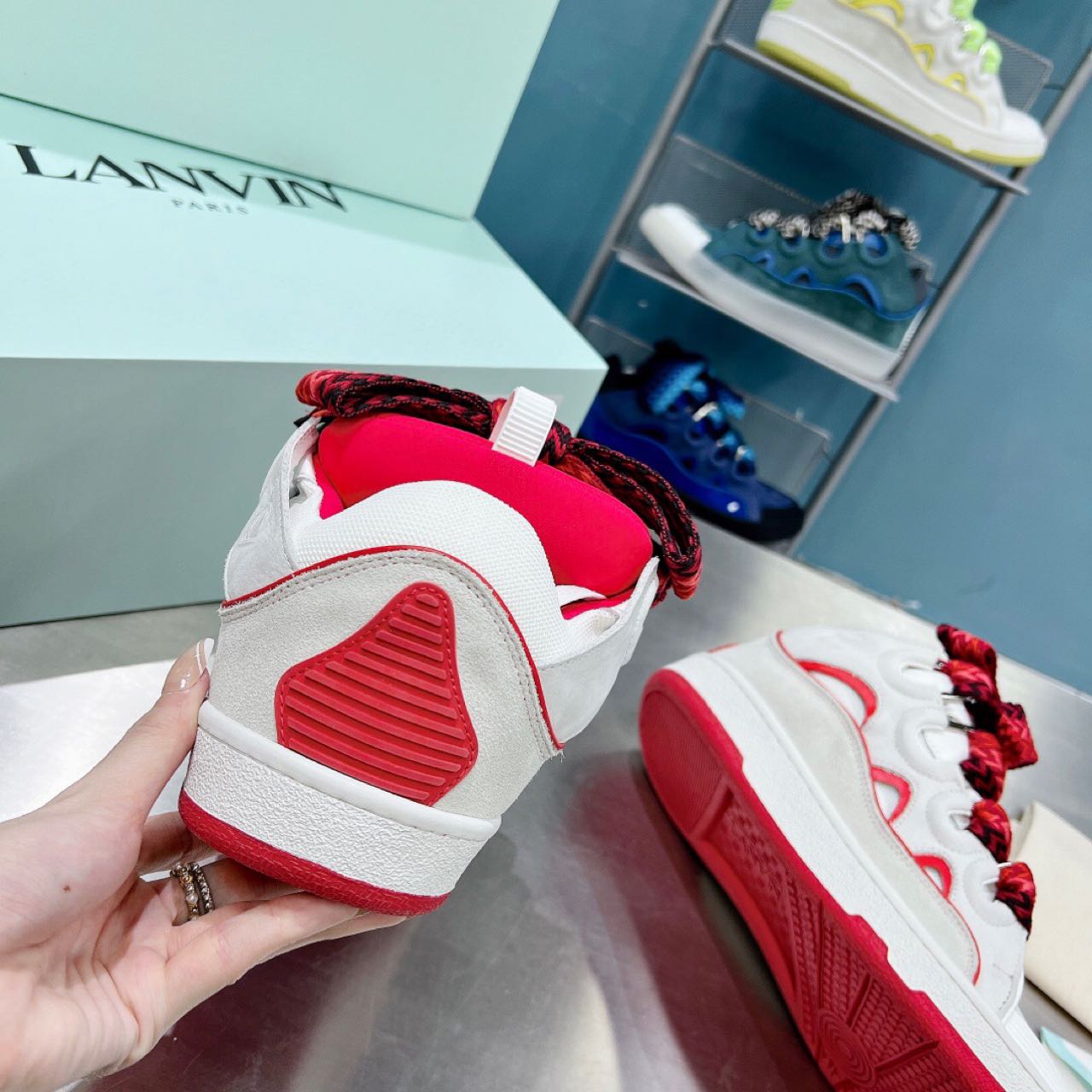 Lanvin Curb Batman Sneakers - EUR FASHION