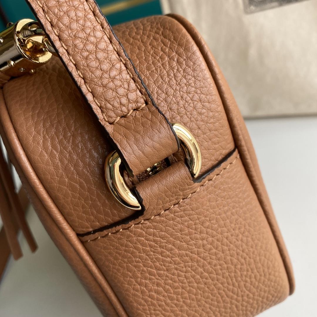 Gucci Soho Small Leather Disco Bag(22-15-7cm) - EUR FASHION