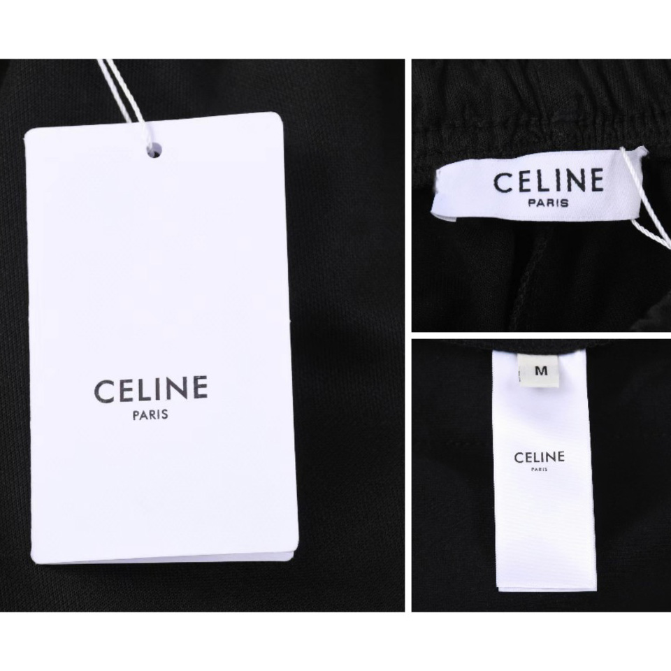Celine Triomphe Track Pants In Double Face Jersey - EUR FASHION