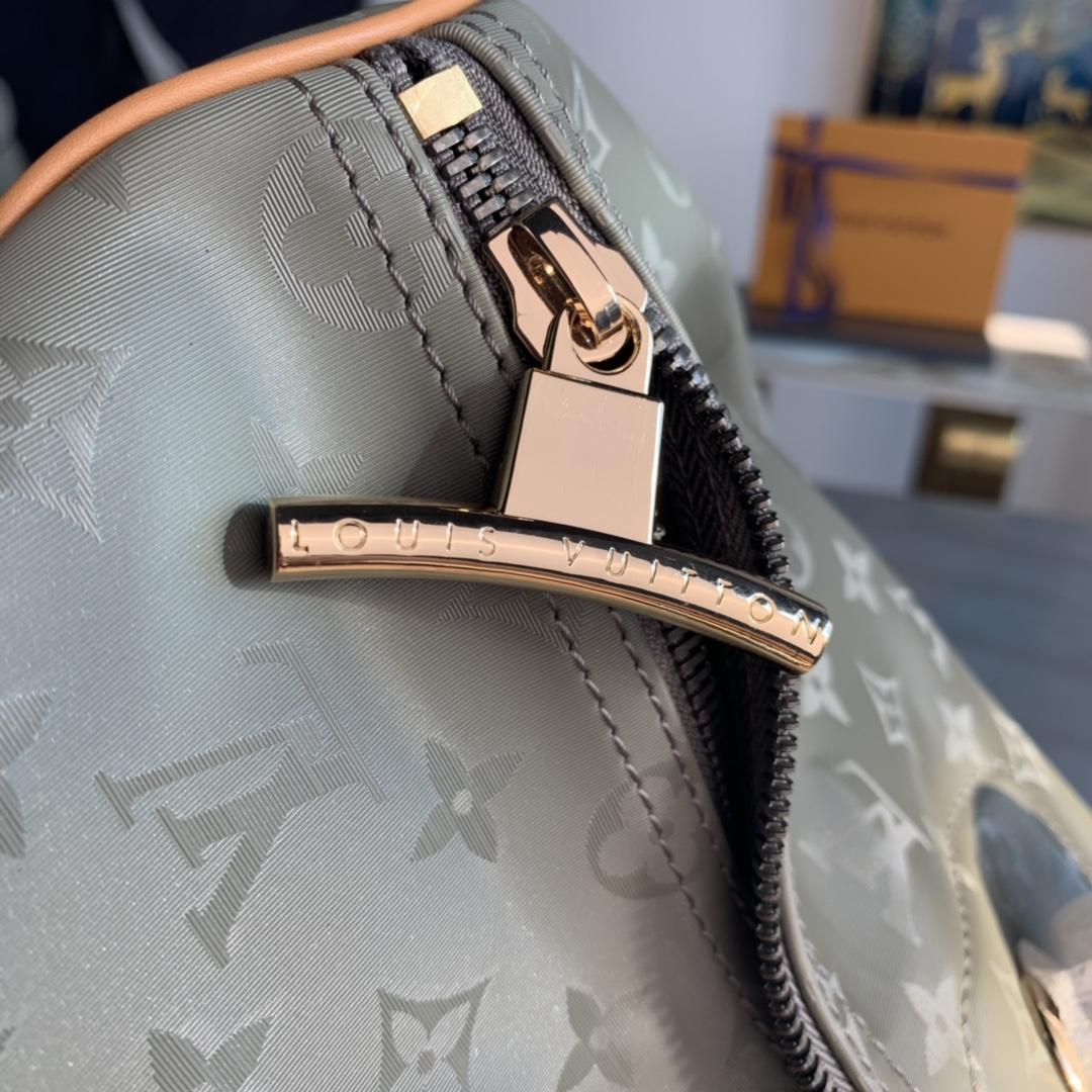 Louis Vuitton Keepall Bandouliere Monogram Titanium 50 Grey - EUR FASHION