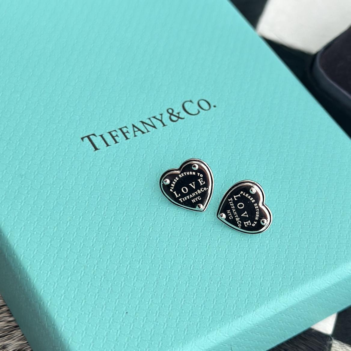 Tiffany&CO Heart Tag Earrings - EUR FASHION