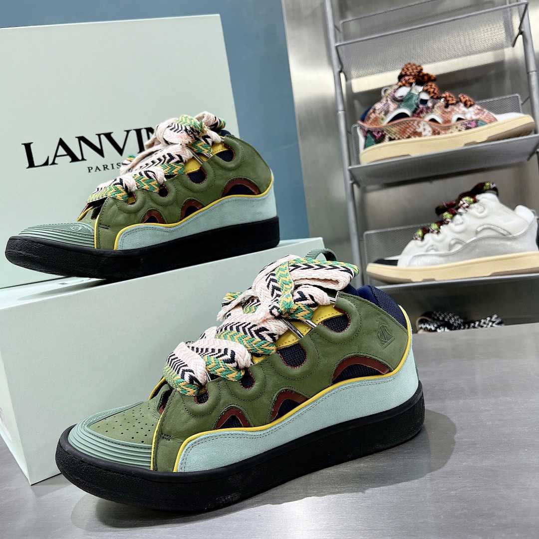 Lanvin Curb Sneakers - EUR FASHION