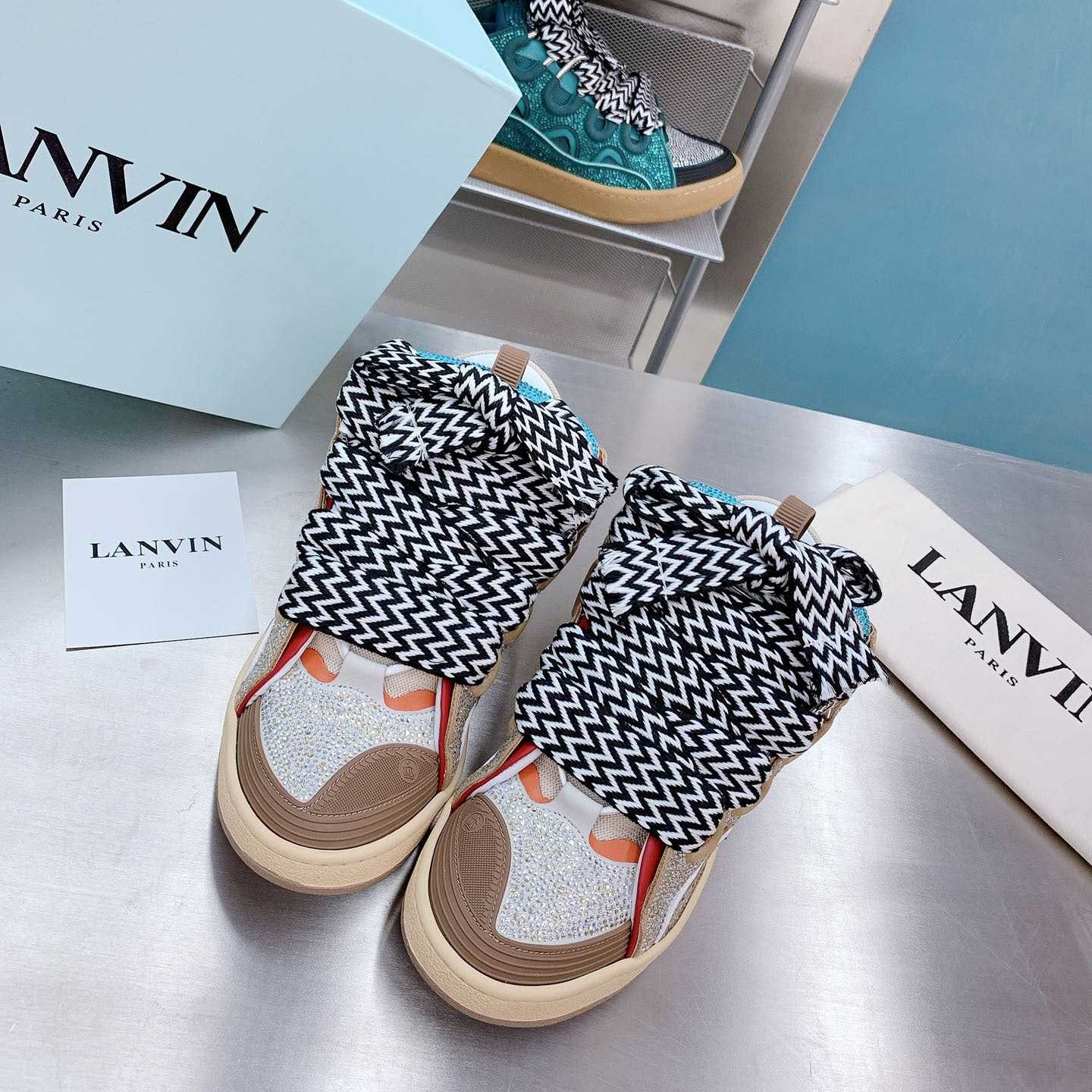 Lanvin Curb Low-Top Sneakers - EUR FASHION