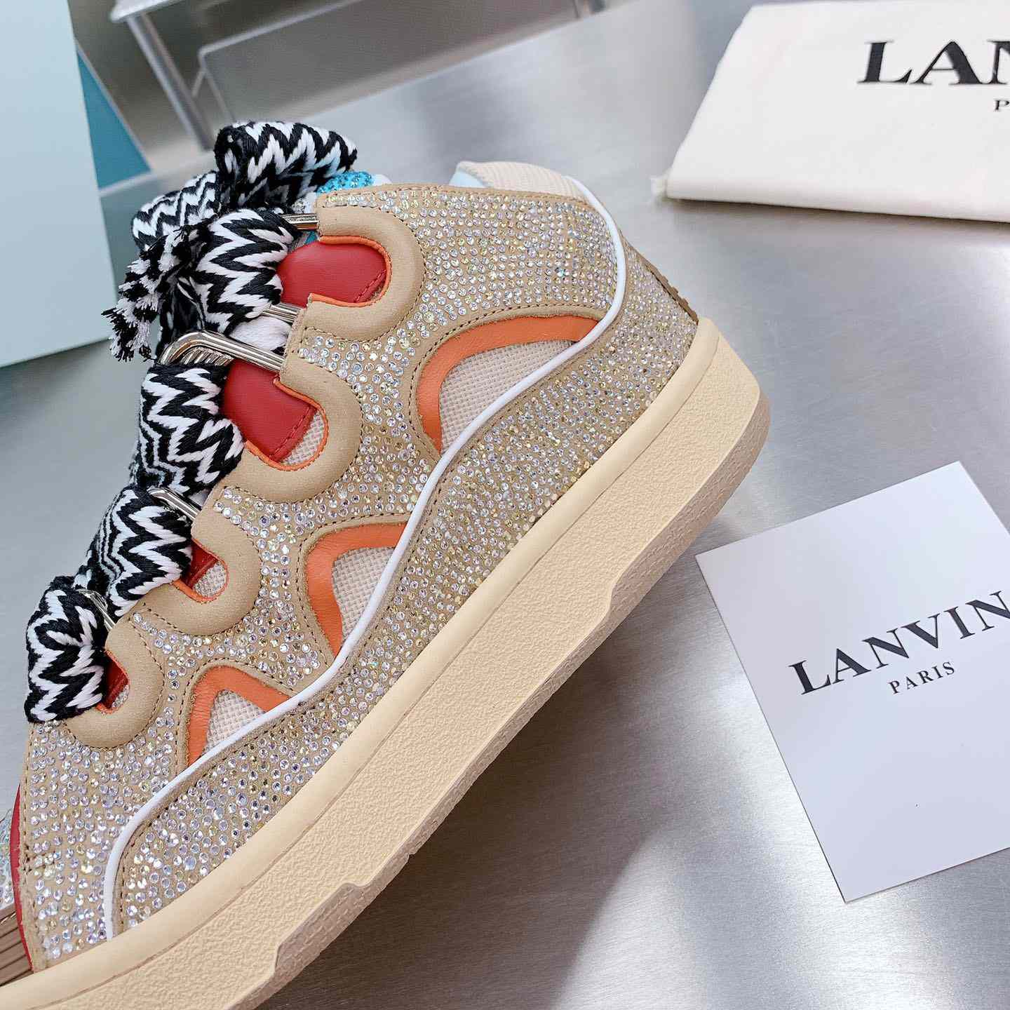 Lanvin Curb Low-Top Sneakers - EUR FASHION