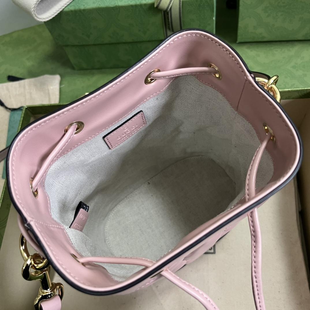 Gucci GG Matelassé Bucket Bag (17*20*10cm) - EUR FASHION