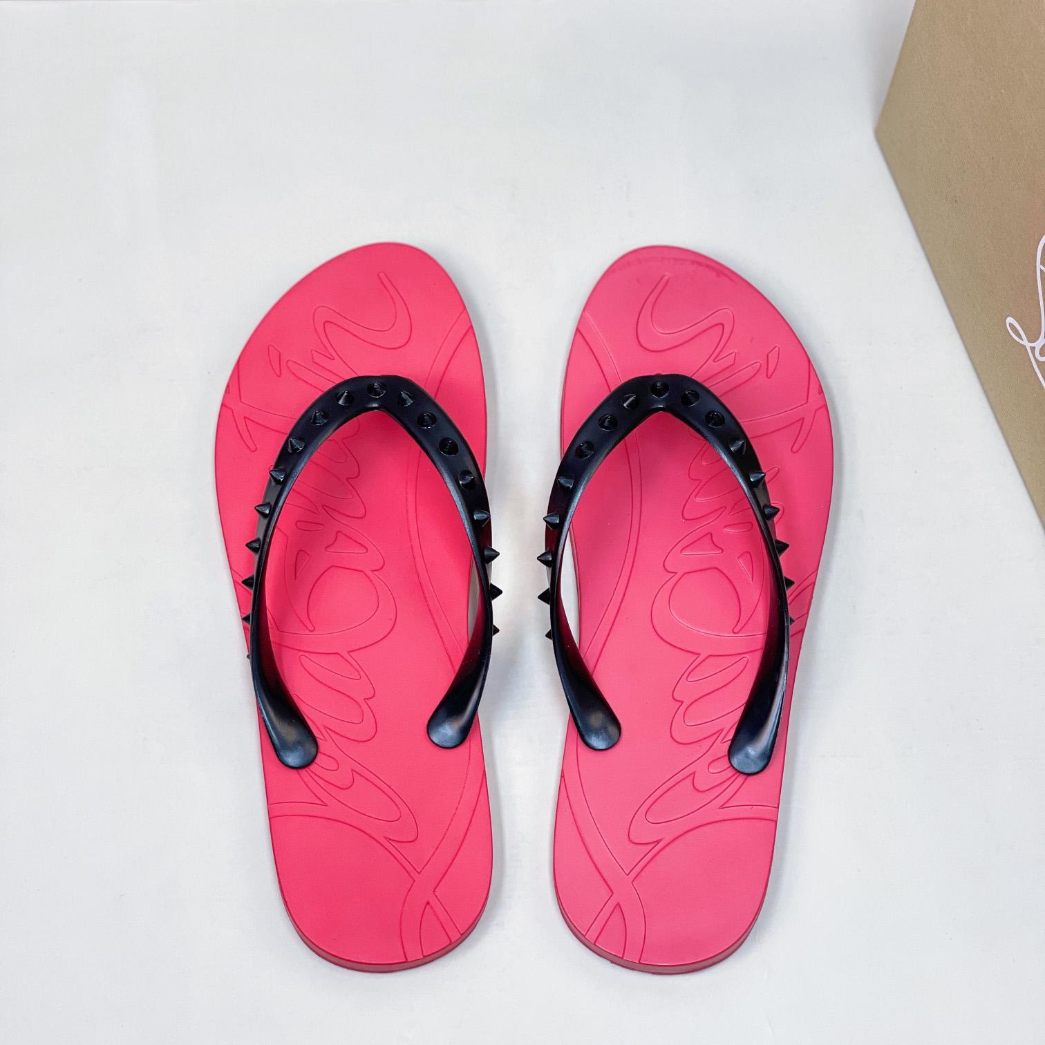 Christian Louboutin Loubi Flip Man Flip-flops - Rubber - EUR FASHION