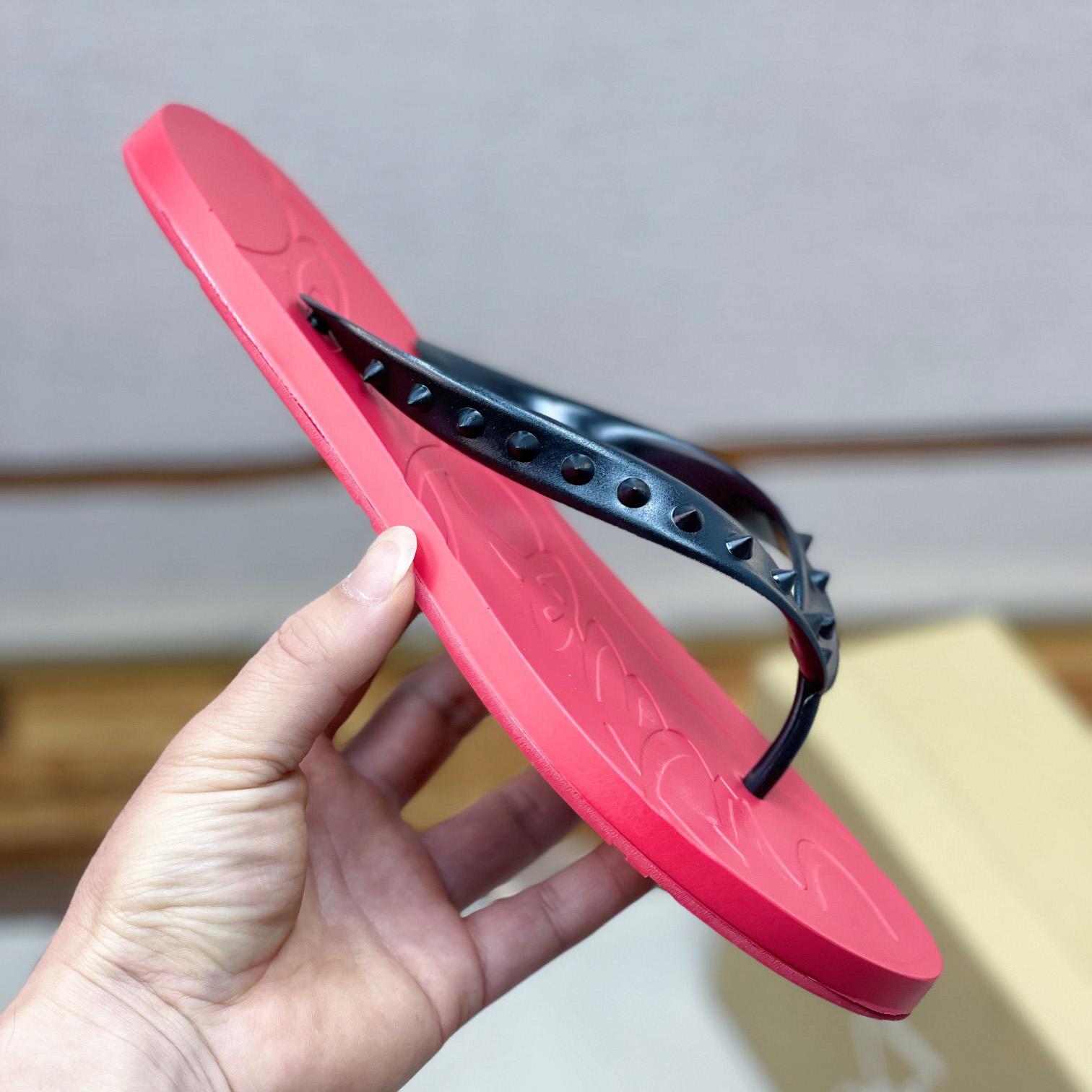 Christian Louboutin Loubi Flip Man Flip-flops - Rubber - EUR FASHION
