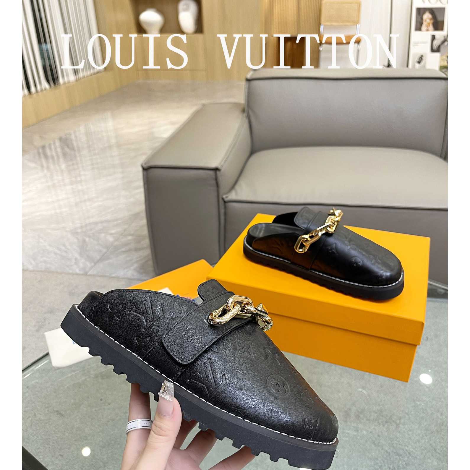 Louis Vuitton Lv Cosy Flat Comfort Clog        1AB3OS - EUR FASHION