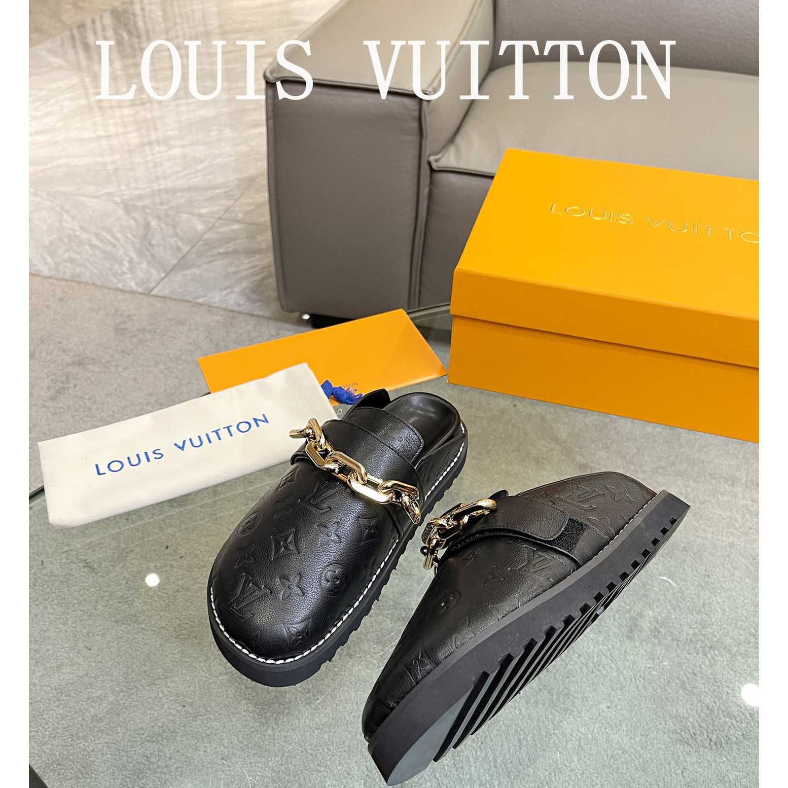 Louis Vuitton Lv Cosy Flat Comfort Clog        1AB3OS - EUR FASHION