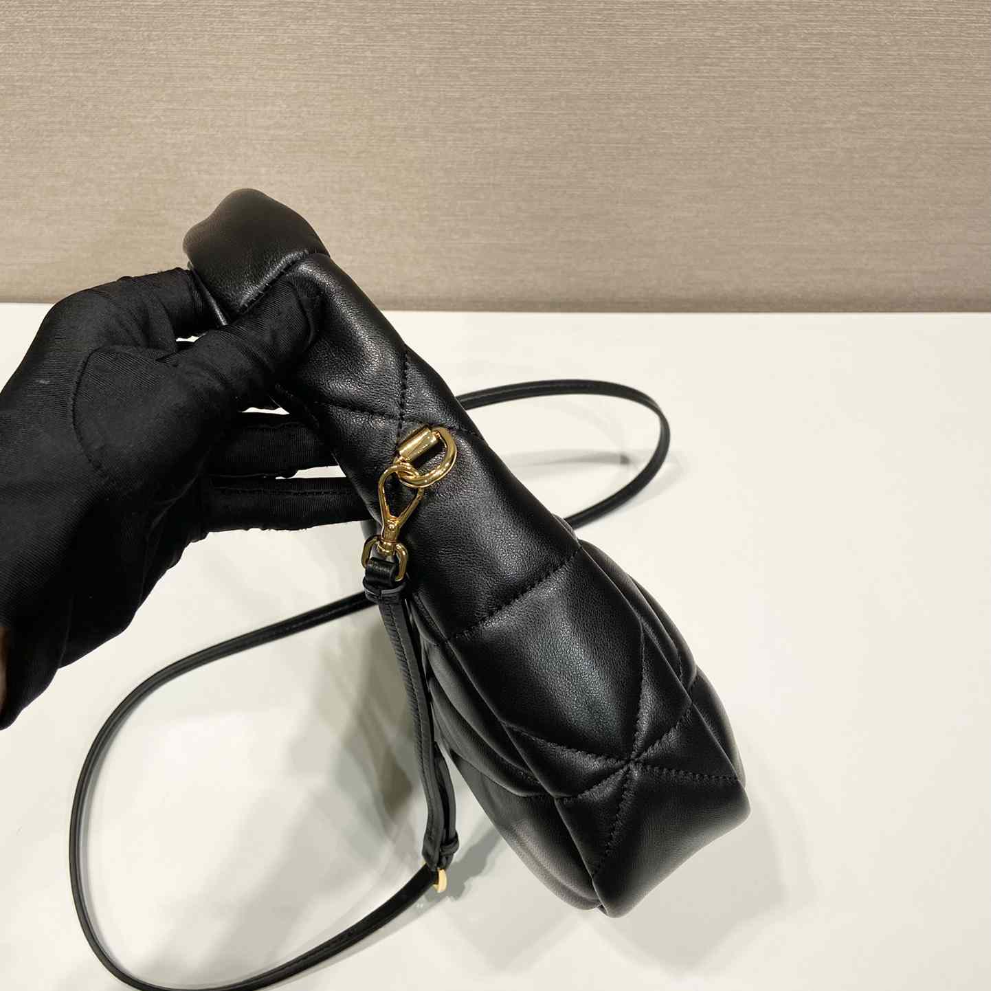 Prada Nappa-Leather Mini Bag With Topstitching - EUR FASHION
