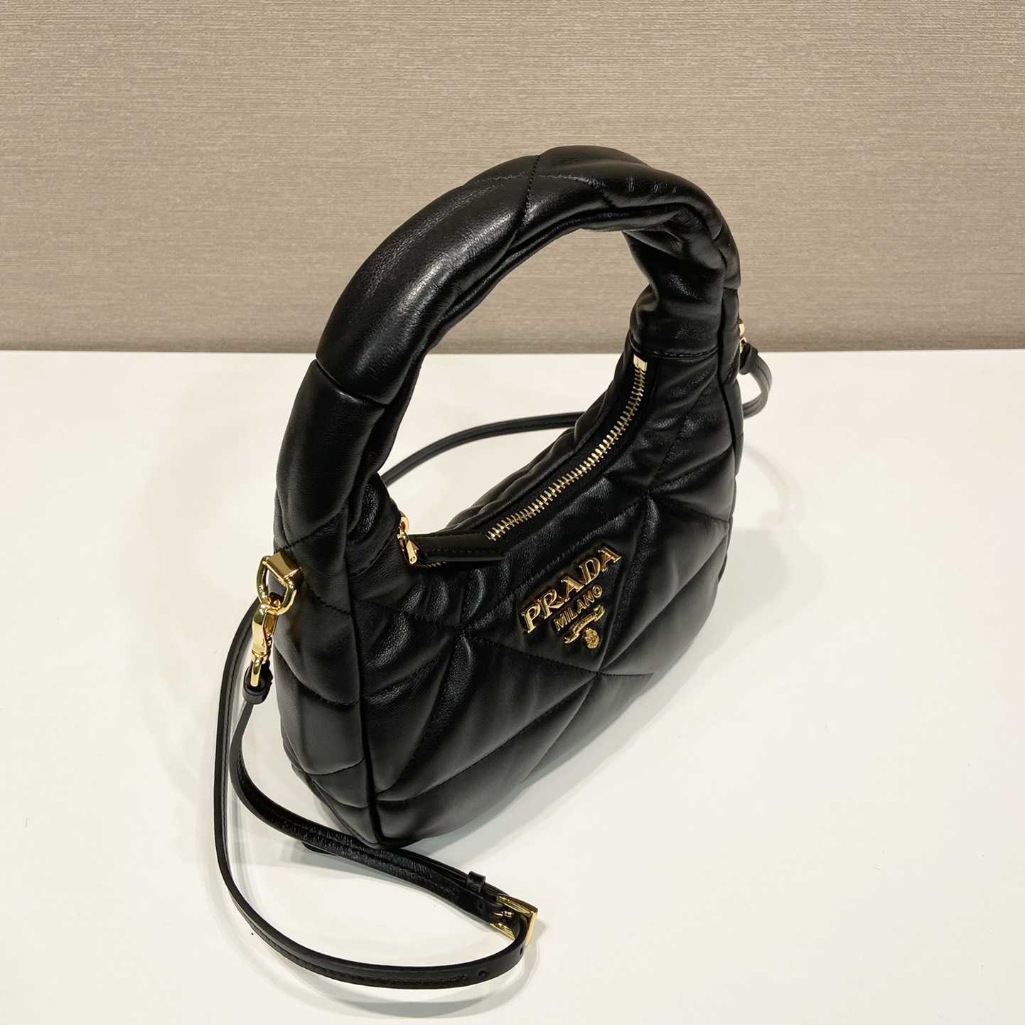 Prada Nappa-Leather Mini Bag With Topstitching - EUR FASHION