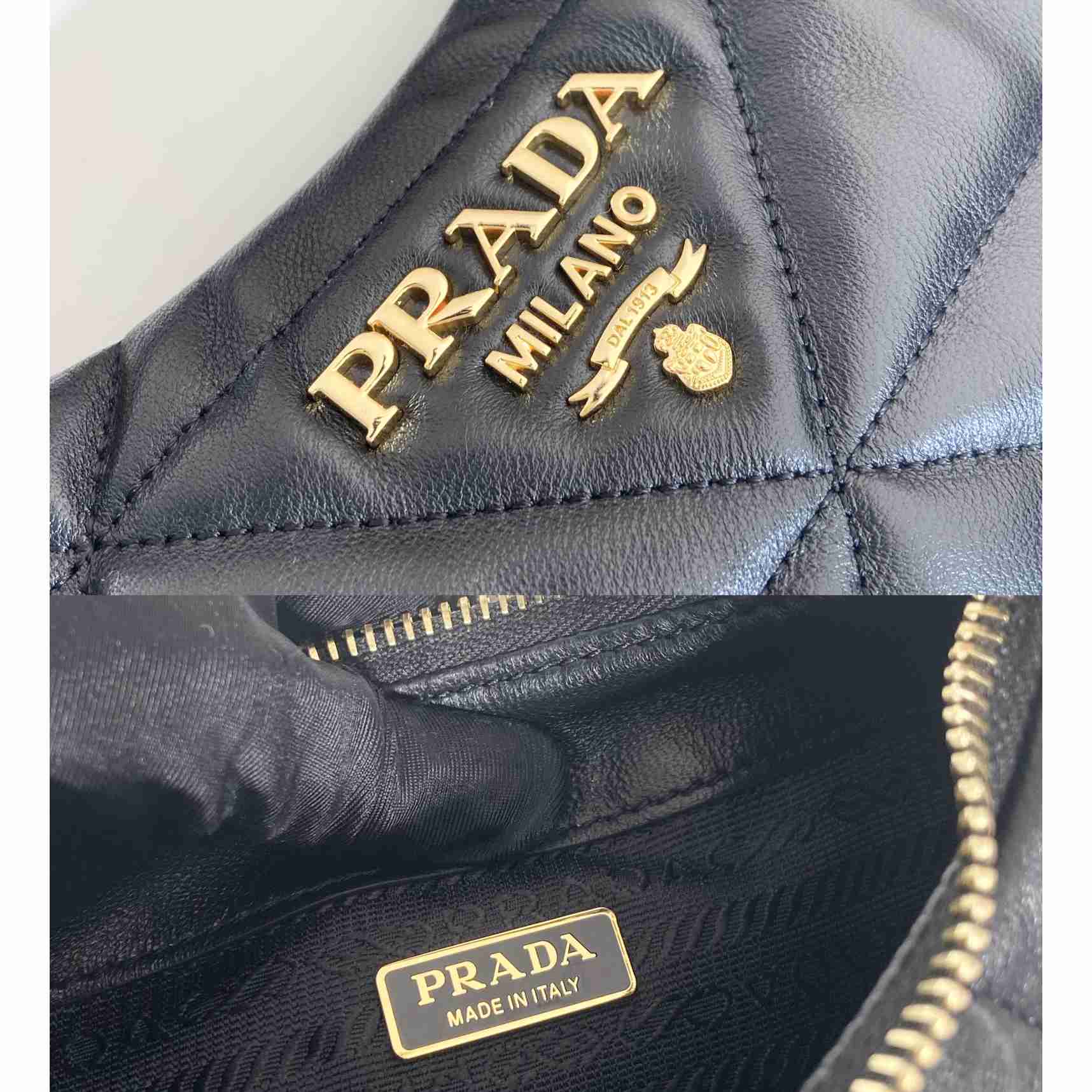 Prada Nappa-Leather Mini Bag With Topstitching - EUR FASHION
