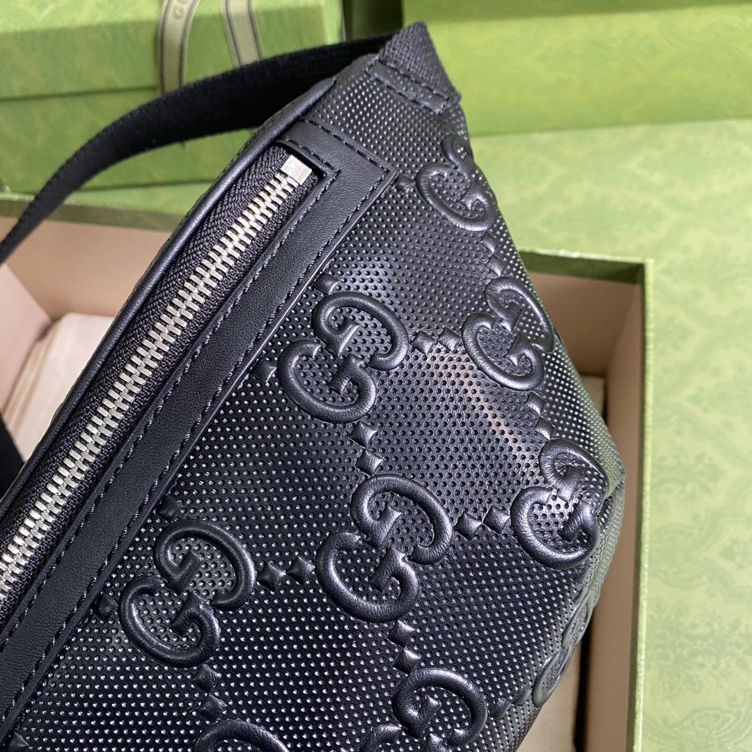 Gucci GG Embossed Belt Bag  (23×13×5cm) - EUR FASHION