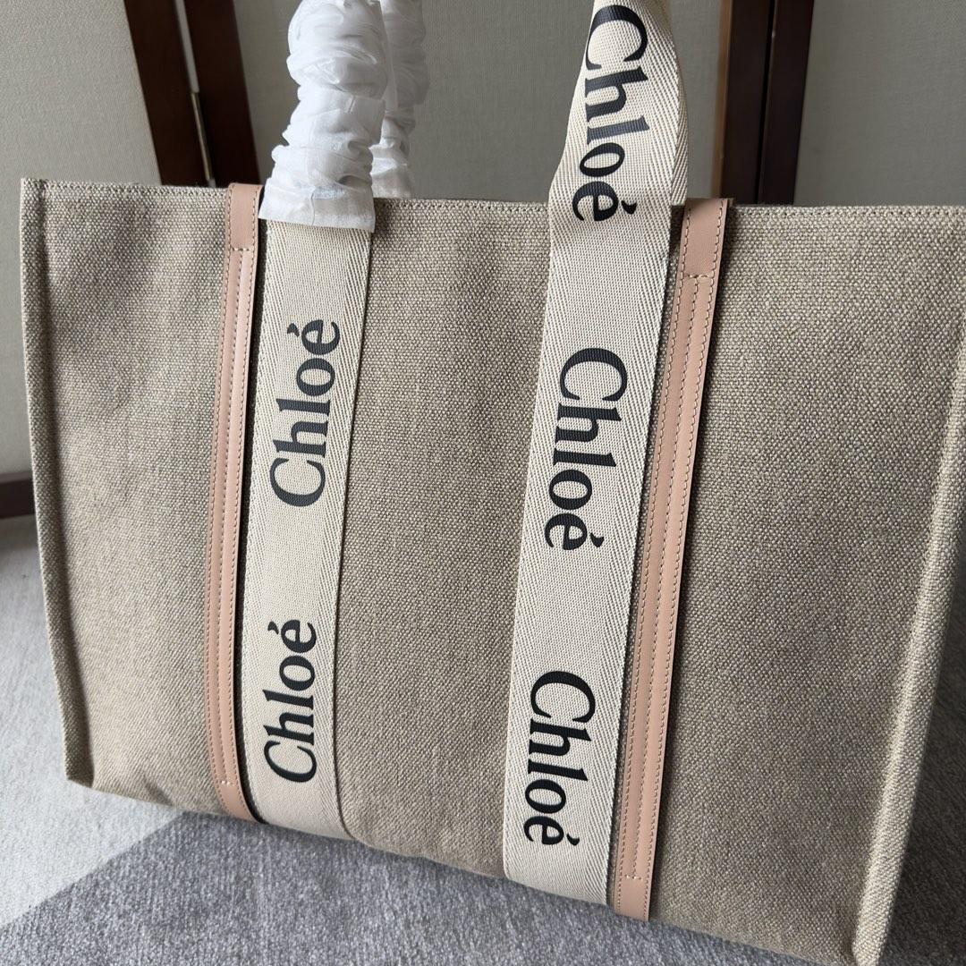 Chloe Large Woody Tote Bag(45-33-13 cm) - EUR FASHION