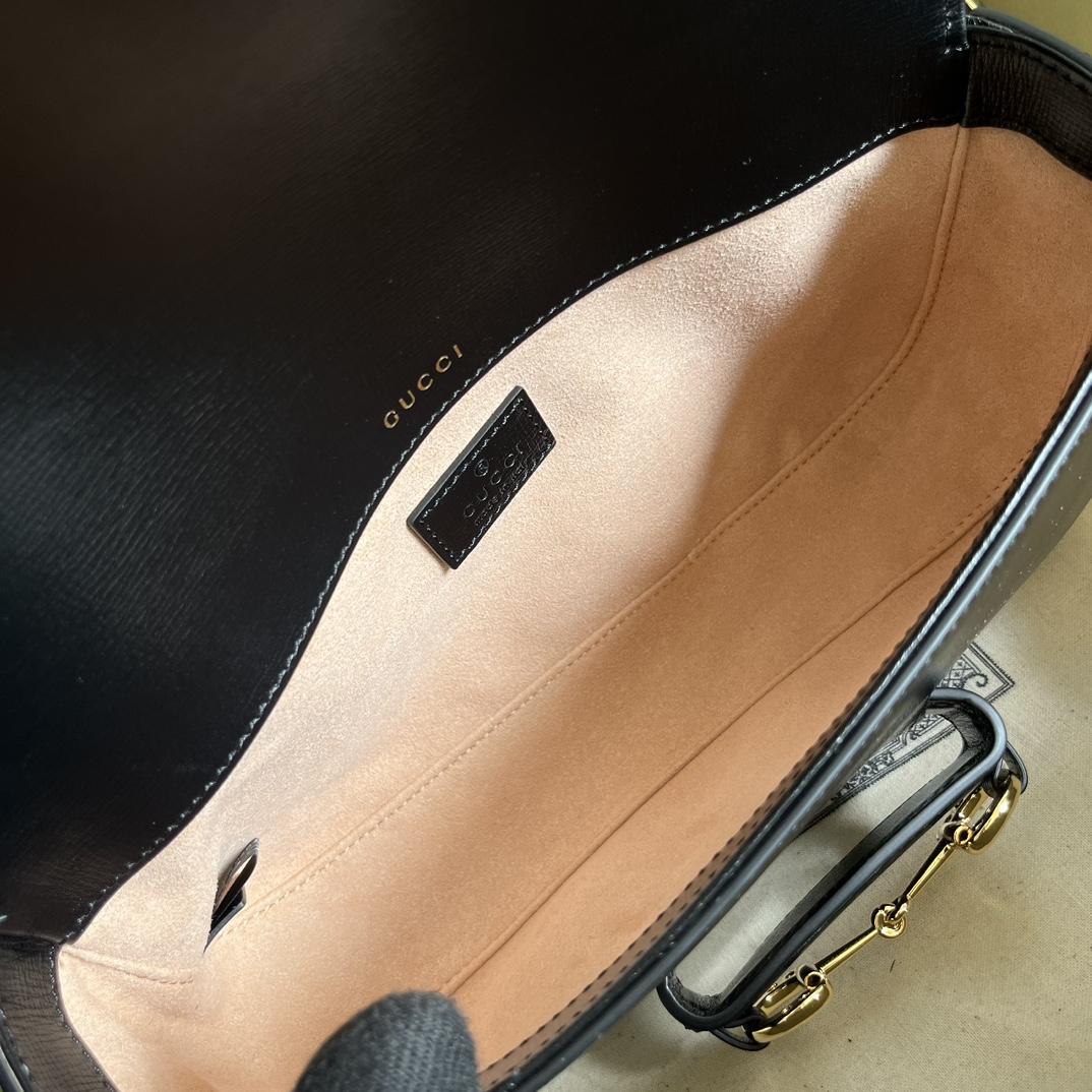 Gucci Horsebit 1955 Small Shoulder Bag(24-13-5cm)   - EUR FASHION