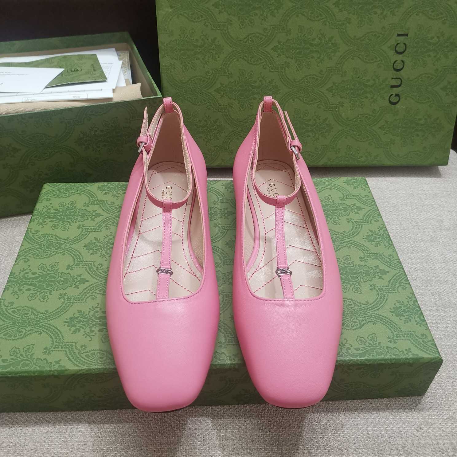 Gucci Women's Ballet Flat With Double G - EUR FASHION
