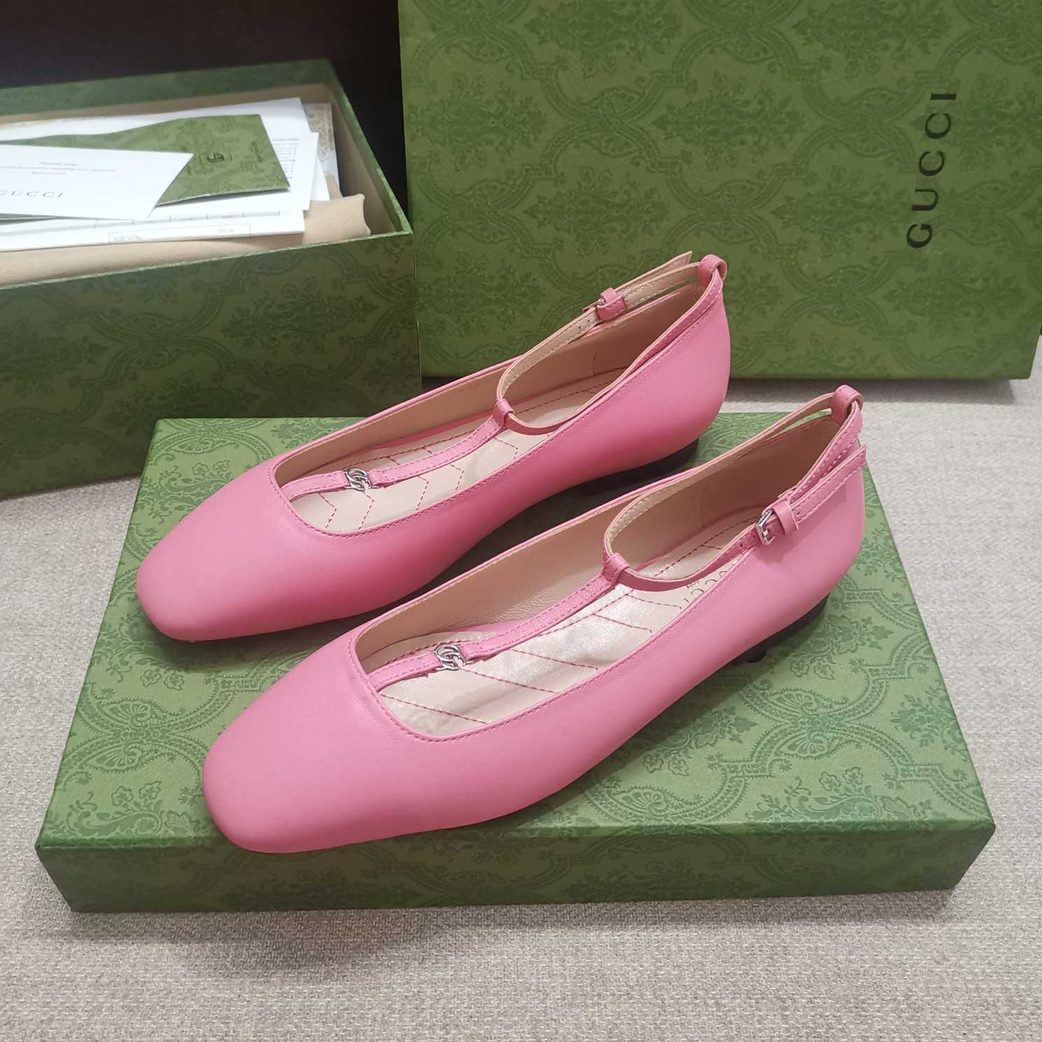 Gucci Women's Ballet Flat With Double G - EUR FASHION