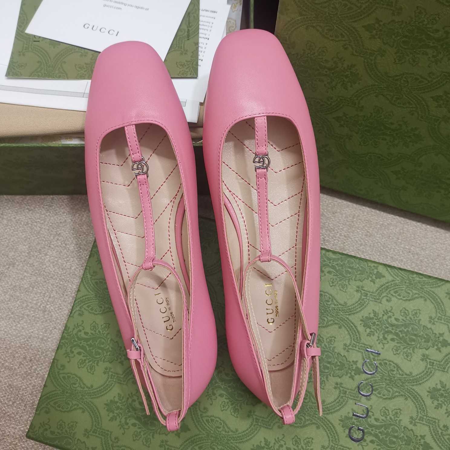 Gucci Women's Ballet Flat With Double G - EUR FASHION