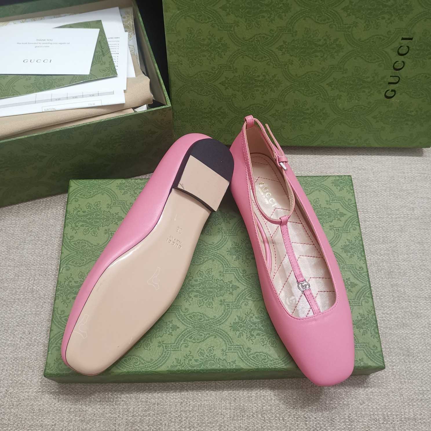 Gucci Women's Ballet Flat With Double G - EUR FASHION
