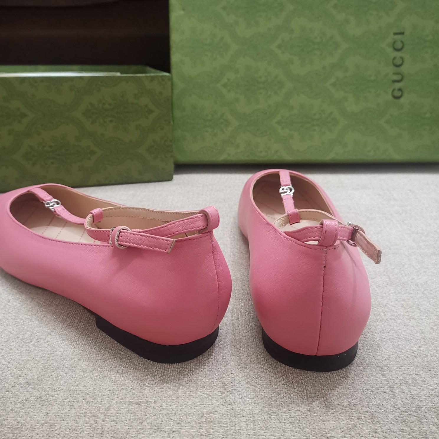 Gucci Women's Ballet Flat With Double G - EUR FASHION