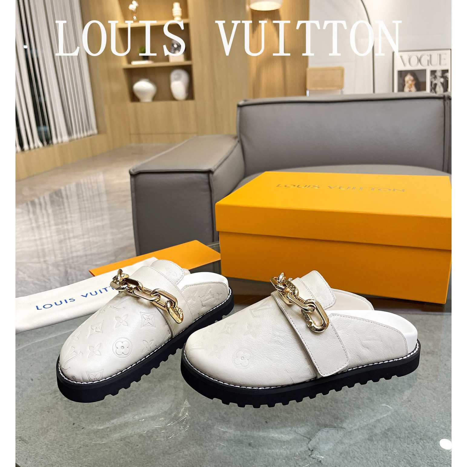Louis Vuitton Lv Cosy Flat Comfort Clog         - EUR FASHION