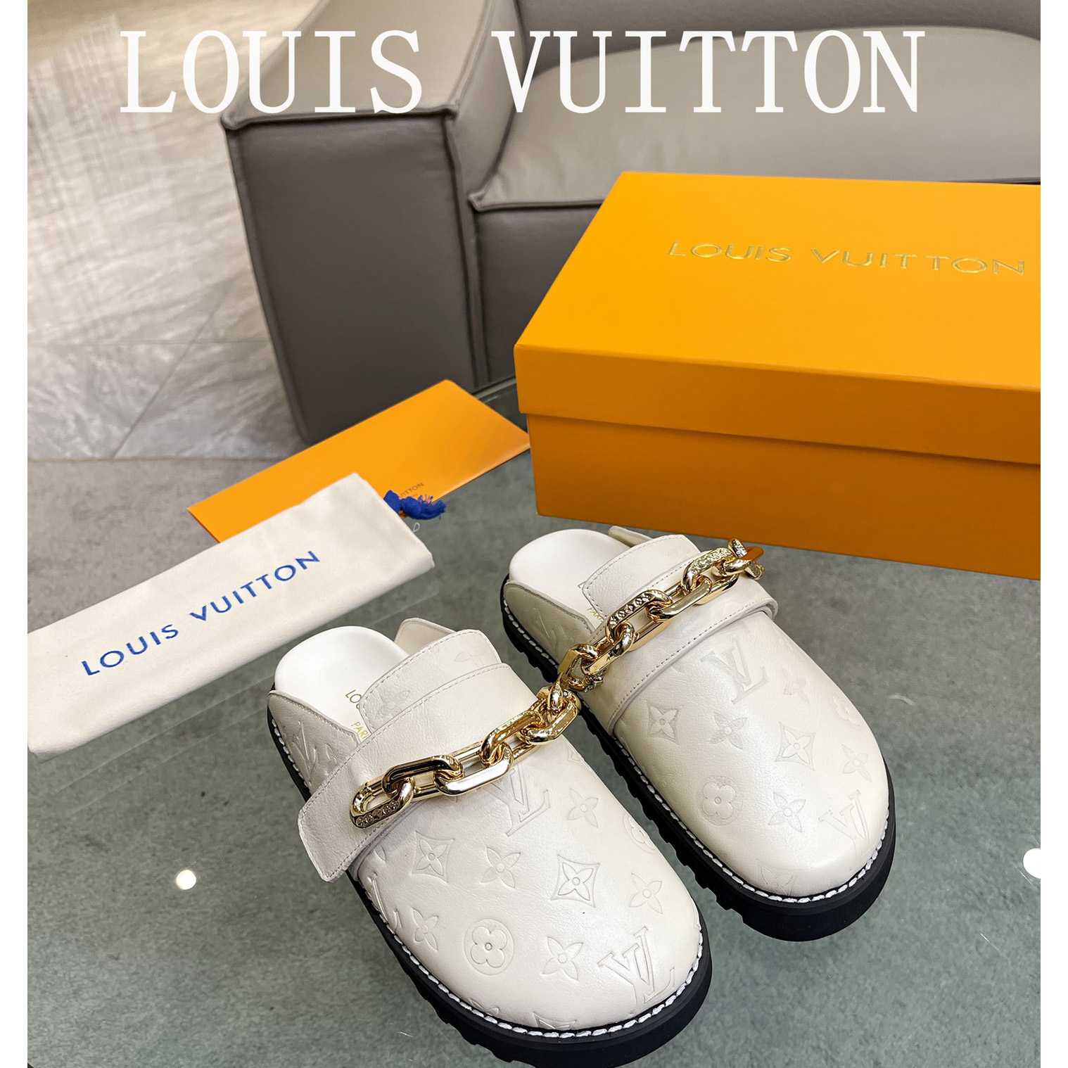 Louis Vuitton Lv Cosy Flat Comfort Clog         - EUR FASHION