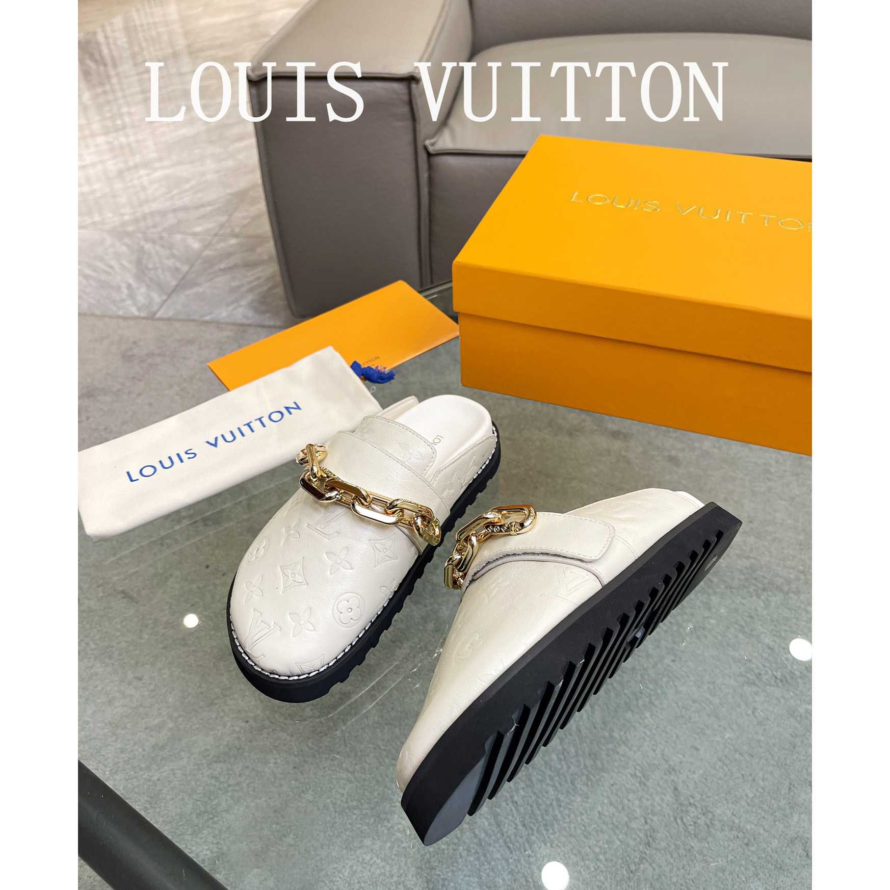 Louis Vuitton Lv Cosy Flat Comfort Clog         - EUR FASHION