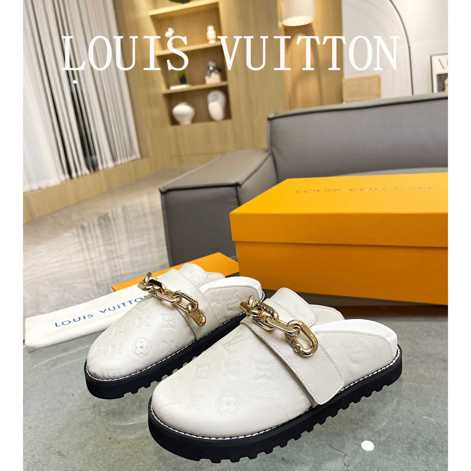 Louis Vuitton Lv Cosy Flat Comfort Clog         - EUR FASHION