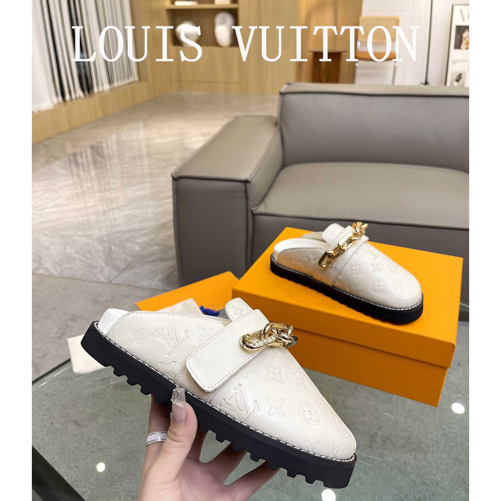 Louis Vuitton Lv Cosy Flat Comfort Clog         - EUR FASHION