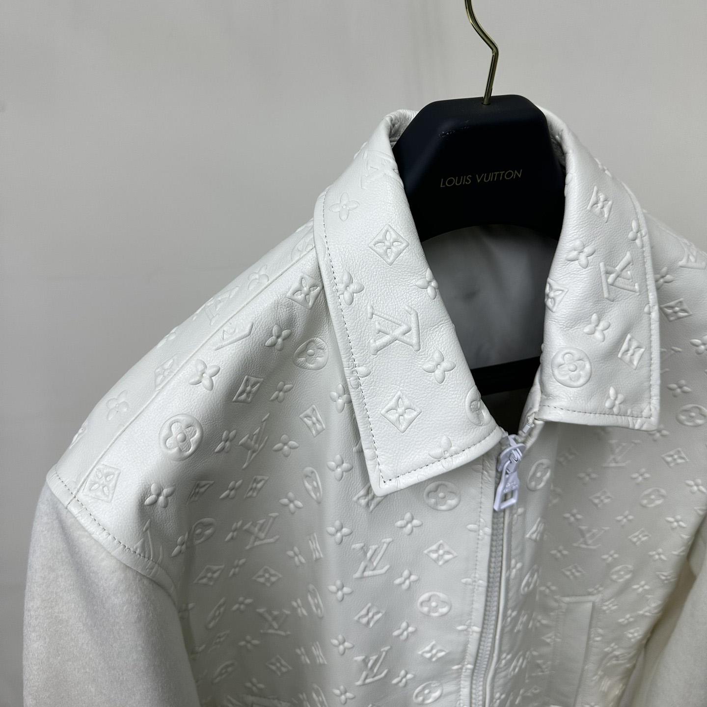 Louis Vuitton LVSE Debossed Monogram Mix Leather Blouson     1AAT5Q - EUR FASHION