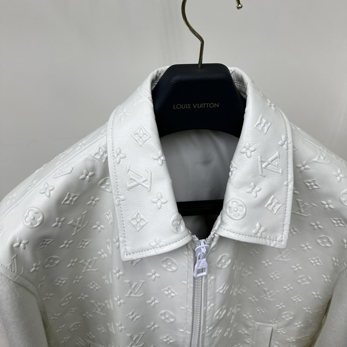 Louis Vuitton LVSE Debossed Monogram Mix Leather Blouson     1AAT5Q - EUR FASHION